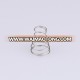 heavy duty machinery stainless steel compression down pressure spring